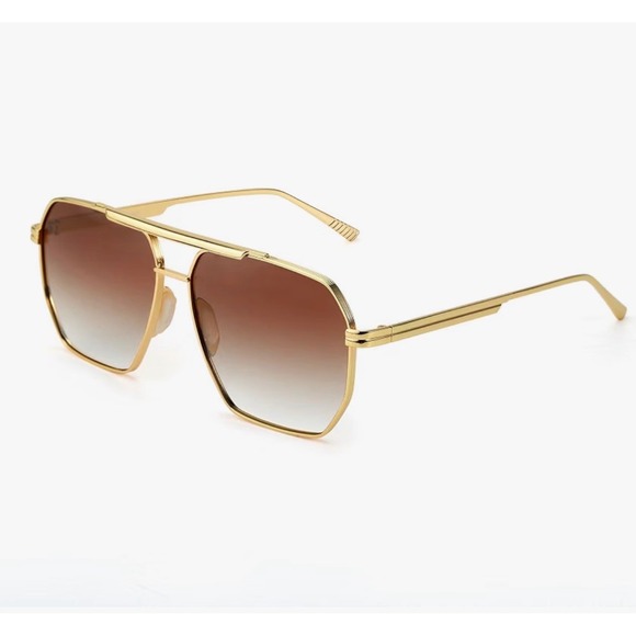 Amazon Accessories - SODQW Oversized Polarized Aviator Sunglasses – Gold – UV400 – NWT